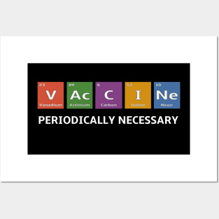 Pro Vaccination Elements of the Periodic Table Posters and Art